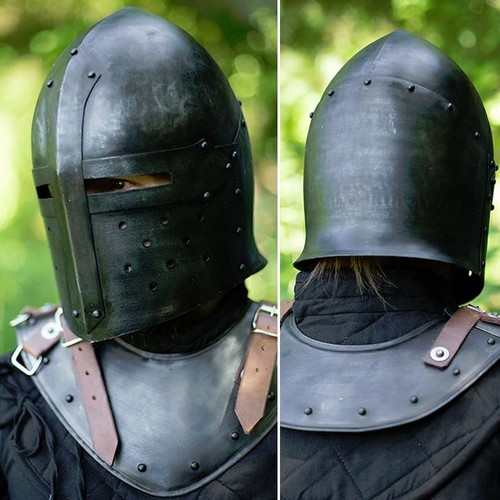 Medieval sugar loaf helmet - medieval,