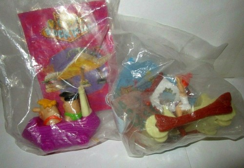 Burger king flintstones toys - king,