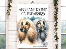 Afghan Hound Calendar