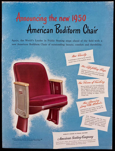 American seating vintage movie - seating,