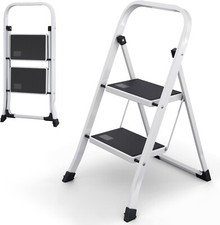 Steel Folding 2-Step Stool