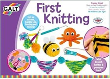 Galt Toys, First Knitting, Kids' Craft Kits, Ages 6 Years Plus