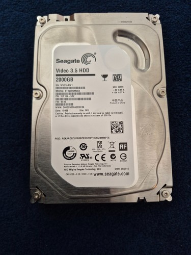 Seagate st2000vm003 2tb - 2tb, video