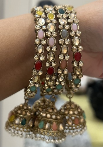 Elegant multicolor jhumka - multicolor,