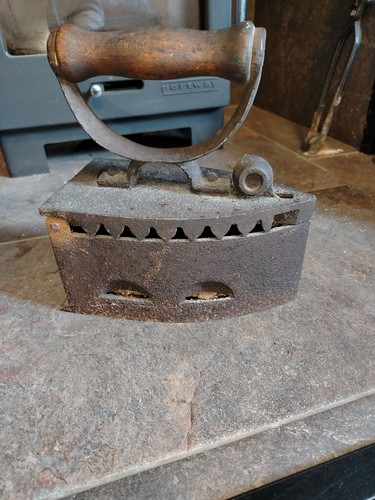 Old stove iron - iron, vintage