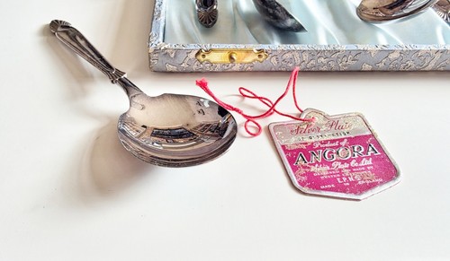 Vintage angora silver - angora, plate