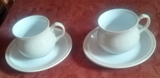 2 X Denby ~ Linen ~ Cup & Saucer ~ Free UK P&P