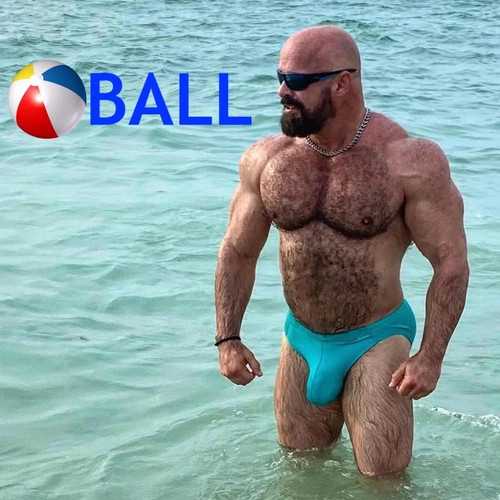 Ball lowrise pouch swimsuit - ball,