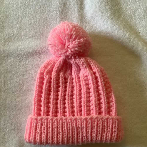 New hand knitted bobble - new, hat