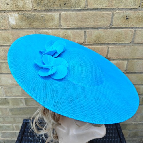 Turquoise blue flower - flower, wide