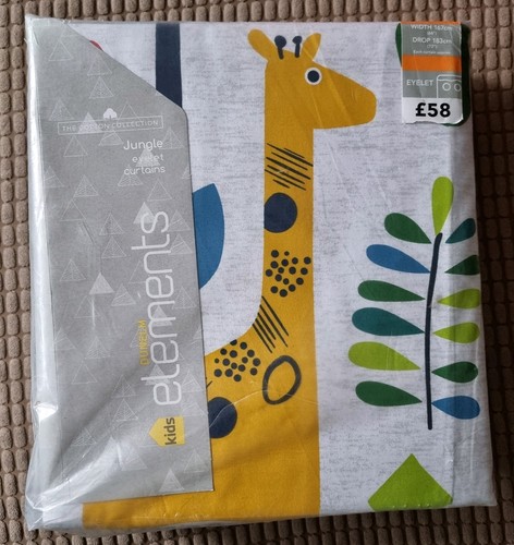 Dunelm kids jungle - fully, lined