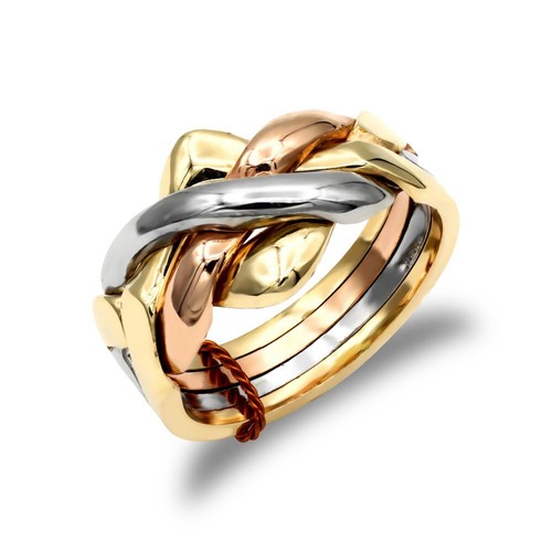 9ct colour gold piece - gold, 4