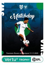 TRANMERE ROVERS v BLACKPOOL 11 November 2025 EFL VERTU Trophy FAN edit