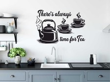 Tea Time Wall Stickers Tea Cup