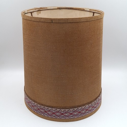 Vintage large drum lampshade - large,