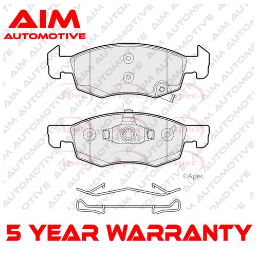 Brake pads set front - pads, fits
