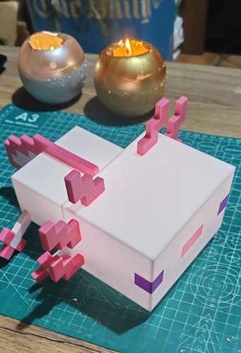 Minecraft axolotl light - minecraft, by