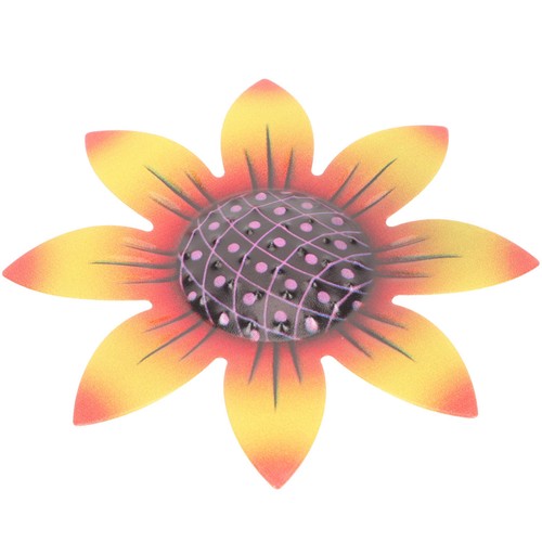 Metal flower wall decor iron - flower,