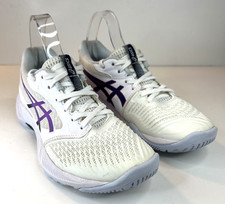 ASICS Netburner Ballistic FF 3 White/Orchid 4.5UK 37.5EU Women Netball Squash