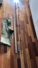 A Vintage, Henry W Aiken, London Fishing Rod. Superflex 53. 13’. With Bag.