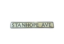 Big Vintage Street/Road Sign