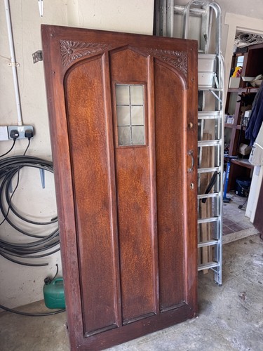 Solid oak front - solid, door,