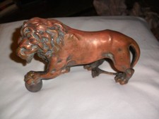 VINTAGE  LION Copper Plated