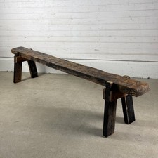 Rustic Pine Bench made from Reclaimed Antique Board