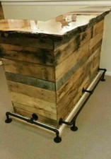 Black Iron Foot Rail for Bar