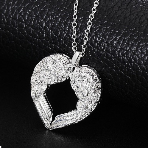 Silver plated angel - silver,