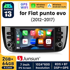 Carplay For Fiat Grande Punto evo Linea Car Stereo Radio GPS Nav Android 13 WIFI