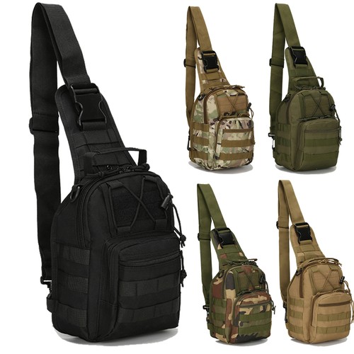Mens sling chest bag molle - chest,