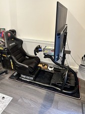 Complete Sim Racing Setup Fanatic Podium DD1 Base And Wheel.  PS4/5 Pc And Xbox