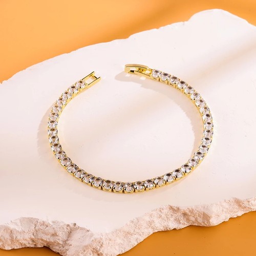 Zircon tennis bracelet women - zircon,