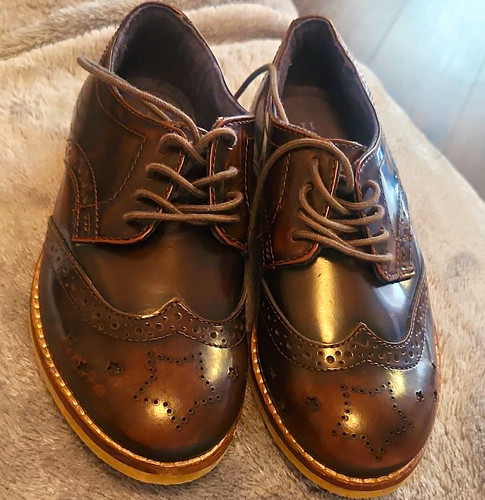 Kids boys brown leather - kids,