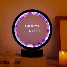 Amethyst LED Crystal Lamp