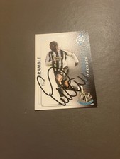 Hand signed Titus Bramble Newcastle United 2005-06 Shoot Out football Card