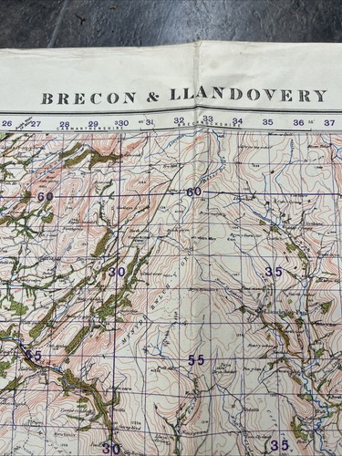Vintage ordnance survey cloth - ordnance,