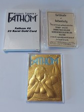 23k Gold Fathom Trading Card /