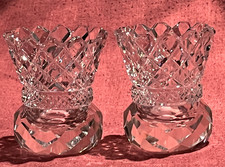Vintage Pair Small Diamond Cut