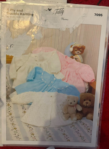 Knitting pattern teddy matinee - pattern,
