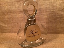 STORE DISPLAY HUGE GLASS PERFUME BOTTLE FIRST DE VAN CLEEF & ARPELS PARIS  