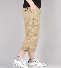Mens 3/4 Long Length Shorts