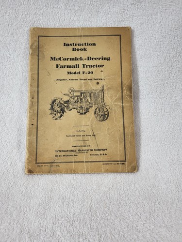 Vintage 1934 1935 farmall - vintage,