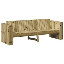 Garden Sofa Solid Pine Wood