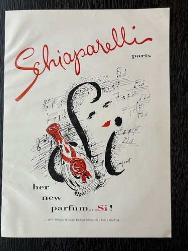Schiaparelli si perfume - 50's,