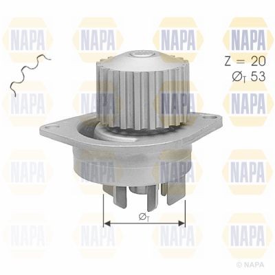 Napa water pump for - napa,