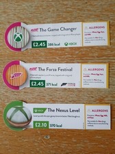 Xbox Forza Horizon 5 x Krispy Kreme Doughnut Price Tags