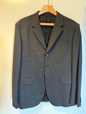 new mens Versace grey blazer jacket size 50