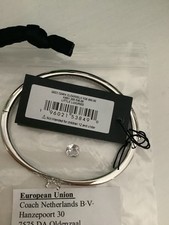 Kate Spade New York Little Luxuries Silver Hinged Bangle With Clear Stone Repair